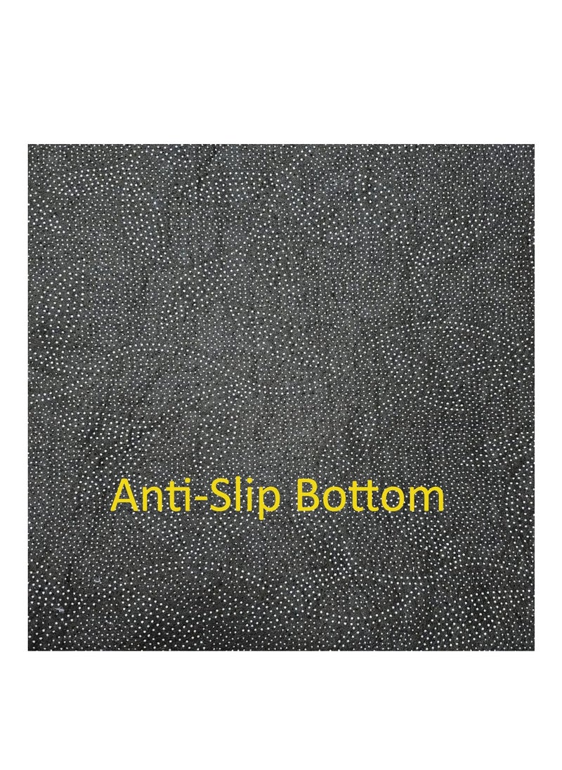 Fabienne - Embossed Prayer Mat Grey 80x120cm Large Size Anti-Slip Velvet Top Thick Padded Prayer Rug New Design Sajadah Prayer Carpet for Men Women Eid Gift Ramadan - Image 1
