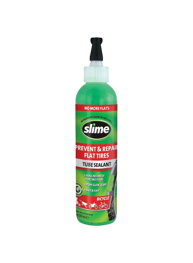 Slime 10015 Tube Sealant - Puncture Prevention for Bicycles, Dirt Bikes, Wheelbarrows and Ride-On Movers - Image 1