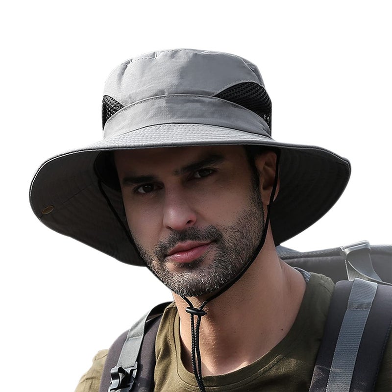 Electomania Sun Protection Cap for Men, Beach Fishing Hat, Summer Hat for Men, Round Sun Cap for Hiking, Fishing, Gardning, Travel - Image 1