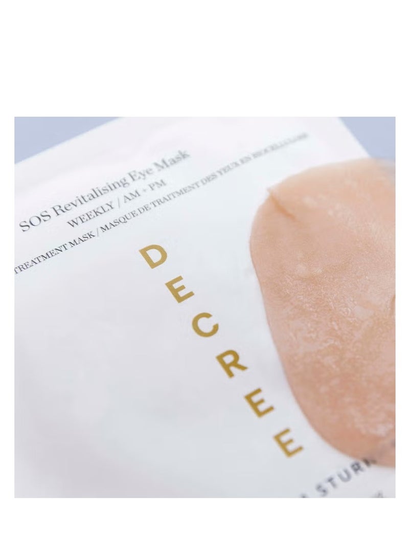 Decree SOS Revitalising Eye Masks 6 Masks - Image 3