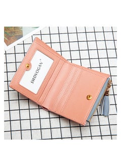 Deabolar Women Wallet  Leather Short Wallet Bifold RFID Blocking Wallet Credit Card Holder Organizer with Zipper Pocket Mini Lady Purse  - Image 4