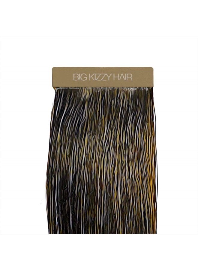 Big Kizzy Hair Extensions Tape - Regular Hold - Fits Most Tape in Hair Extensions, 4cm x .8cm Tape for Extensions, Professional Double Sided Extension Tape - Image 5