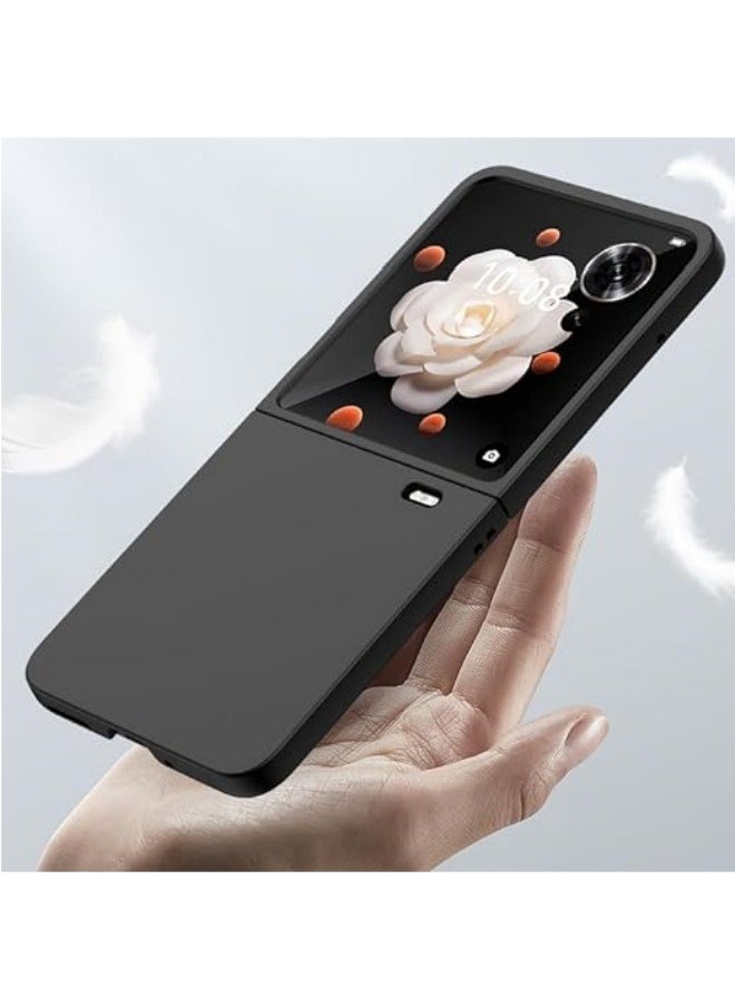 ماركة غير محددة - متوافق مع حافظة Honor Magic V Flip الفليب ، مظهر أملس فائق الرقة وصديق للبشرة، تصميم مطوي مصنوع من البولي كربونات الصلب لحماية ضد الصدمات لـ Honor Magic V Flip. - Image 1
