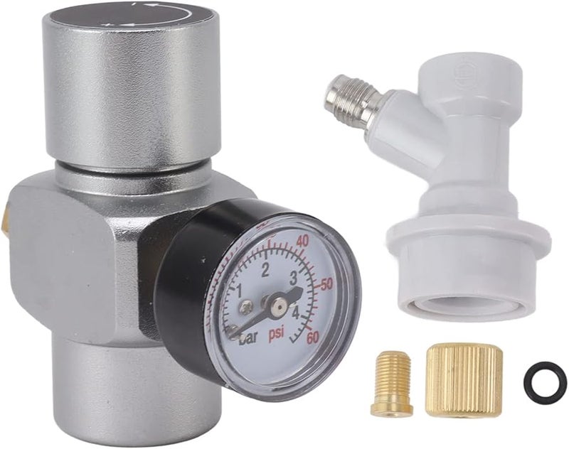 منظم ضغط الفولاذ المقاوم للصدأ 0-60 رطل لكل بوصة مربعة لمعدات وأنابيب نظام البيرة الحرفية المنزلية - Image 1