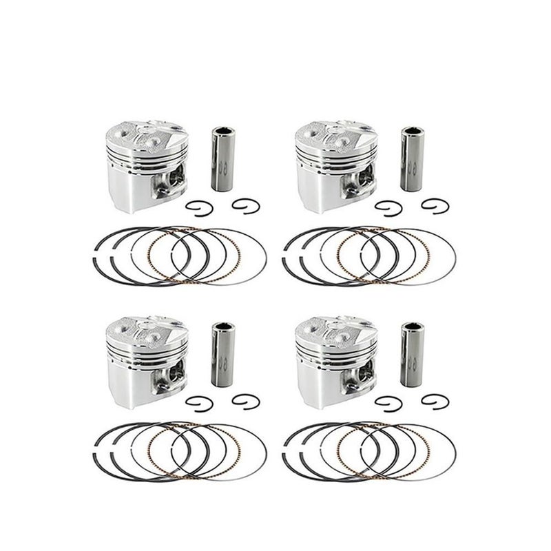 Motorcycle Engine Parts Cylinder Bore 48mm Piston and Rings 1 Set 48.5mm - Image 4