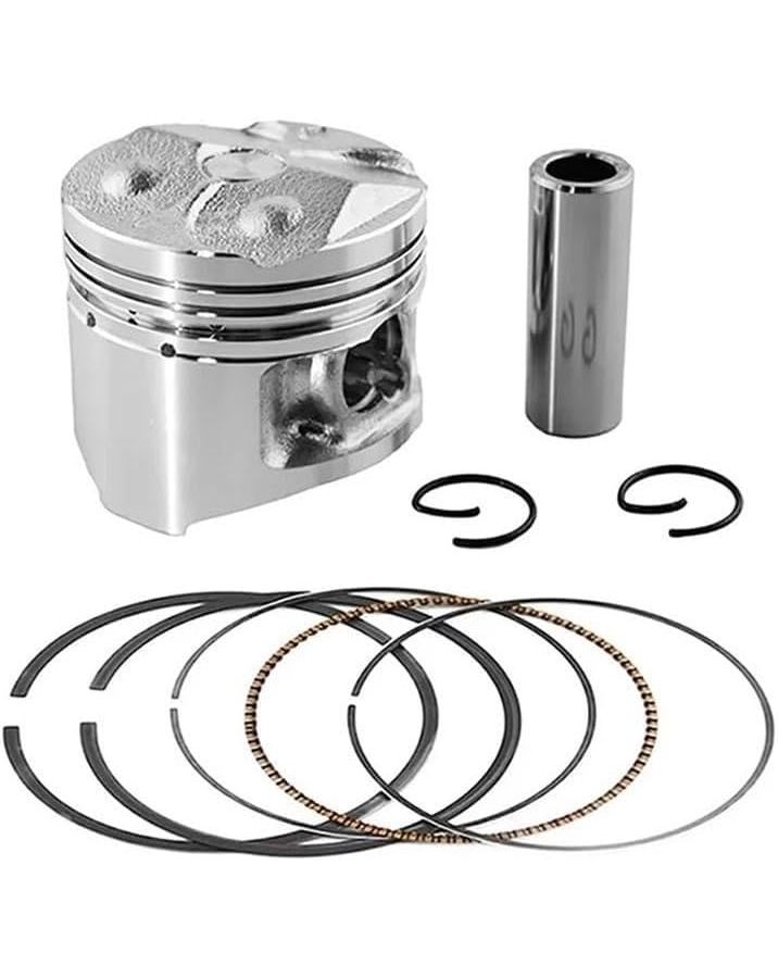 Motorcycle Engine Parts Cylinder Bore 48mm Piston and Rings 1 Set 48.5mm - Image 1