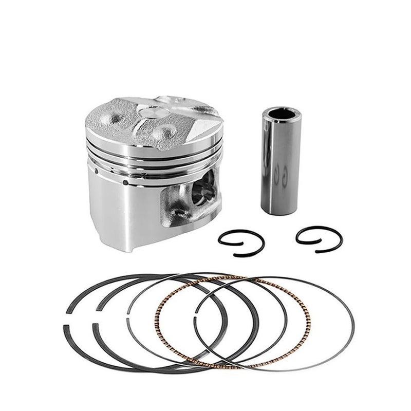 Motorcycle Engine Parts Cylinder Bore 48mm Piston and Rings 1 Set 48.5mm - Image 3