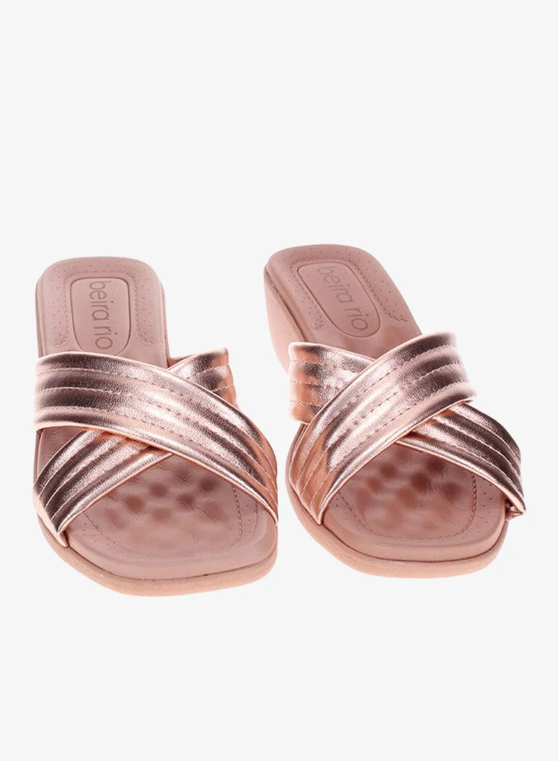 Beira Rio Gold Heels Sandal for Women – Stylish Ladies Heel Sandals & Sling Back Heels for Girls for Women | Best Price UAE