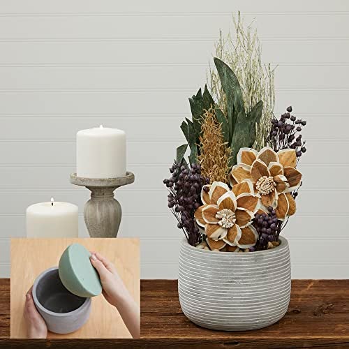 FloraCraft Floral Desert DryFōM Half Ball 2.8 Inch x 5.8 Inch Green - Image 5