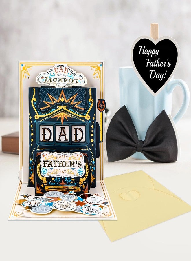 FLYAB Fathers Day Pop Up Card - 3D Happy Father's Day Gifts Funny Greeting Card for Dad Gifts from Daughter Son Present for Husband Grandpa from Wife Grandkids - Image 4