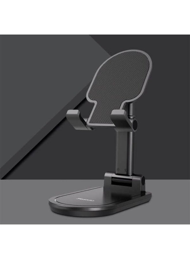 Yesido C85 Mini Foldable Desktop Holder – Adjustable Aluminum Alloy Mobile & Tablet Stand – Premium Quality, Lightweight & Portable Phone Holder - Image 2