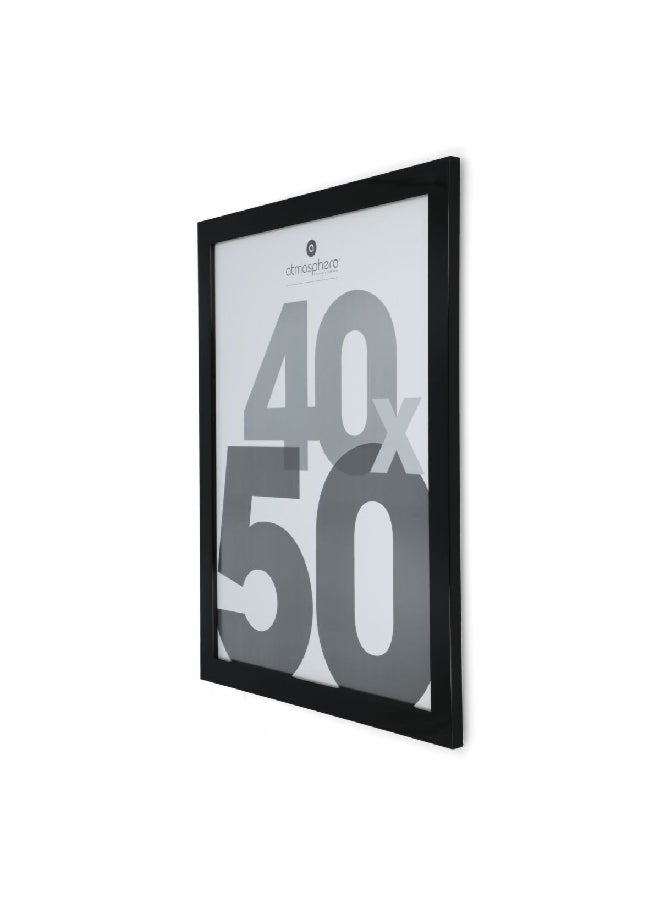 atmosphera Lise Rectangular Wall Mounted Photo Frame Black 40 x 50 cm 121386A  - Image 3