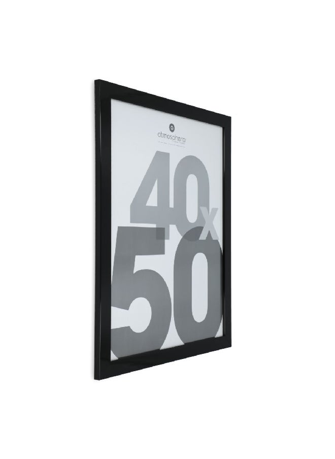 atmosphera Lise Rectangular Wall Mounted Photo Frame Black 40 x 50 cm 121386A  - Image 2