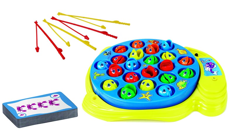 Pressman 58 Let's Go Fishin' Combo Game  Includes Go Fish Card Game - Image 2