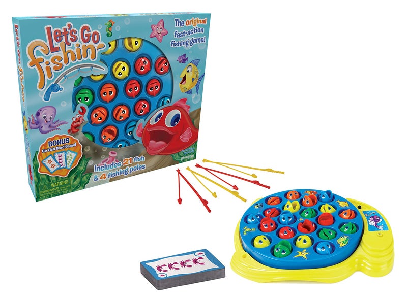 Pressman 58 Let's Go Fishin' Combo Game  Includes Go Fish Card Game - Image 3