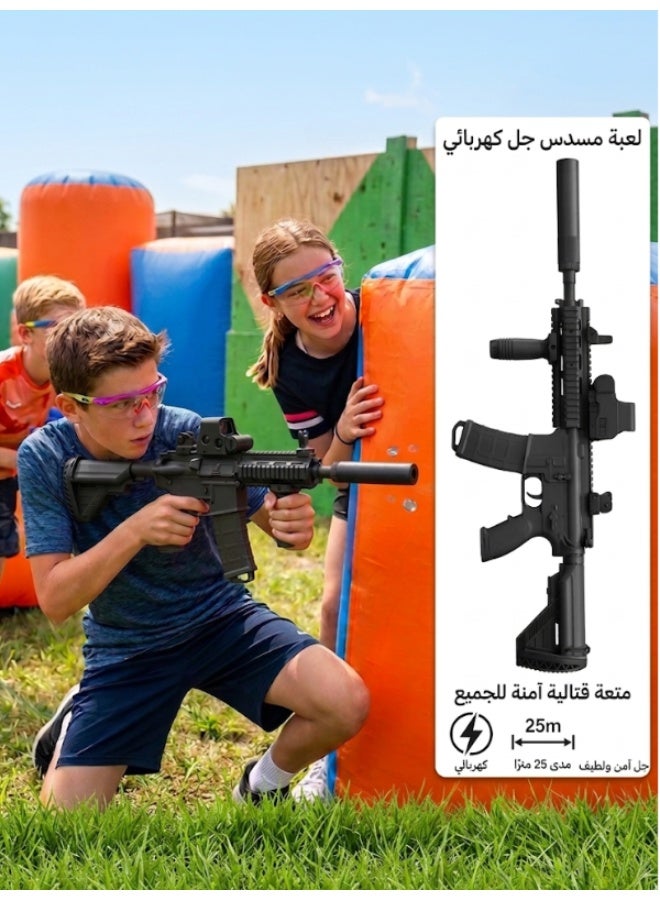 لعبة إطلاق كرات جل كهربائية M416 للأطفال – لعبة حركية للعب التفاعلي بمدى يصل إلى 25  متر - Image 1