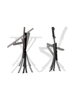 SunBoat Commerce ‎3-Piece Folding Bistro Table Chairs Set ‎‎HDPE Wood Grain Series  - Image 2
