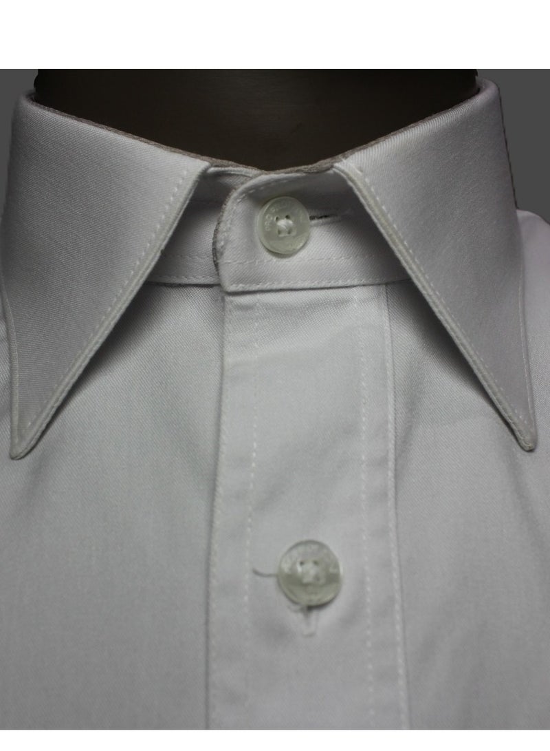 Pro Pilot zone Men's Short-Sleeve Pilot Shirt – Japanese – White  - Image 2