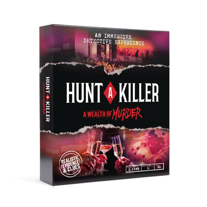 Hunt A Killer: A Wealth of Murder, an Immersive True Crime Experience, for Fans of Criminal Minds and Forensic Files, Includes 120-150 Minutes of Explicit Content, Appropriate for Ages 14 and Up - Image 1