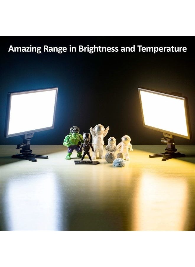 VILTROX L116T 3300K-5600K LED Photography Light Kit with NP-F550 Battery, Super Thin On Camera LED Key Light Panel for Photography, Video，Live Streaming, Studio, YouTube, Tiktok  - Image 3