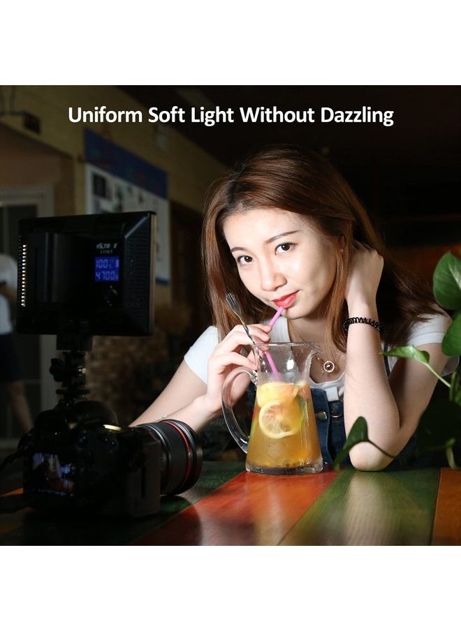VILTROX L116T 3300K-5600K LED Photography Light Kit with NP-F550 Battery, Super Thin On Camera LED Key Light Panel for Photography, Video，Live Streaming, Studio, YouTube, Tiktok  - Image 5
