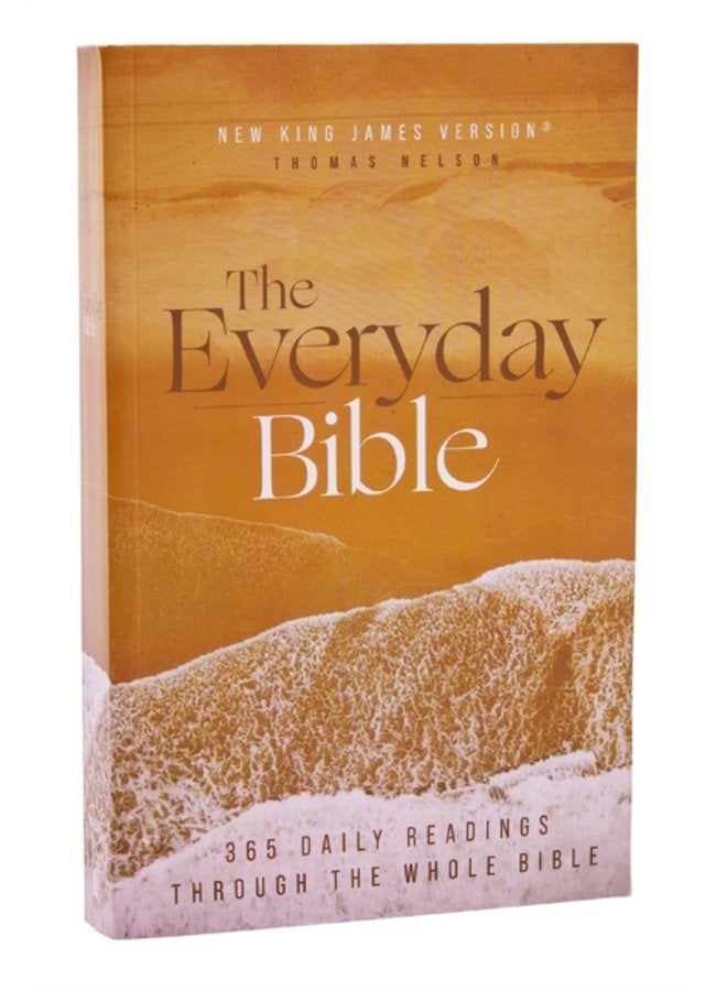 NKJV The Everyday Bible Paperback Red Letter Comfort Print 365 Daily Readings Through the Whole Bible - Paperback