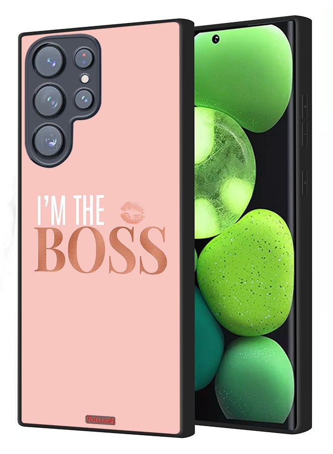 Tolwak Samsung Galaxy S22 Ultra 5G Protective Case Cover I Am The Boss - Image 1
