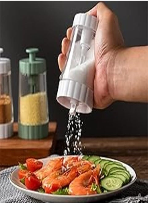 Quantity Control Spice Jar, Seasoning Box, Home Kitchen Set, Moisture-proof Sealed Mix, Glass Spice Jar, Salt Control Bottle