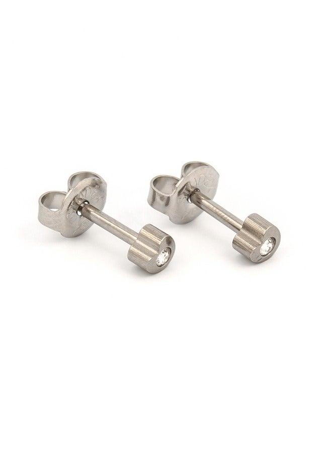 Studex 3MM Heart lite Studs Allergy free Stainless Steel Ear Studs - Image 2