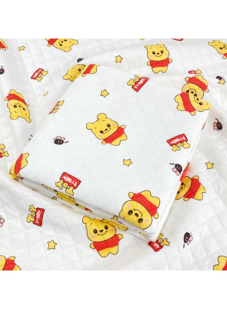 Loquat منشفة حمام قطنية مطبوعة برسوم كرتونية