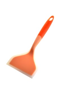 Processing Custom Silicone Jade Cooking Spatula Silicone Spatula 84g Thick Fried Egg Spatula Pizza Spatula Non-stick Cookware-Color:Double Orange