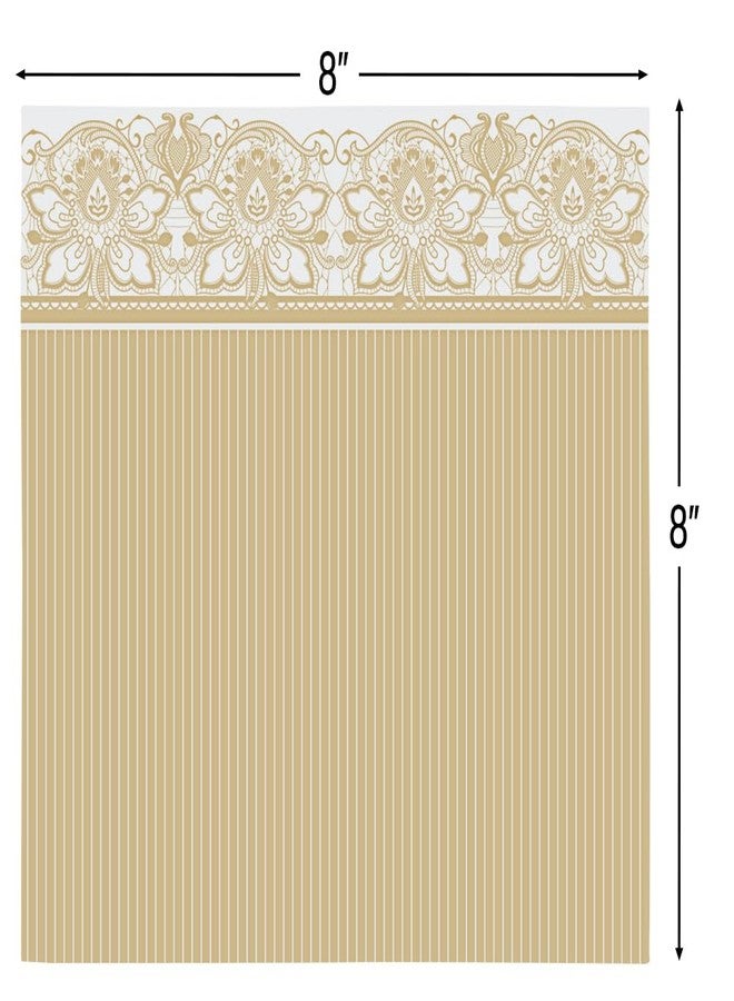 Blue Sky Elegant Lace Ivory Paper Cocktail Napkins - 5'' x 5'', Pack of 20 - Premium Quality Paper for Celebrations, Birthdays, and Everyday Home Use - Image 3