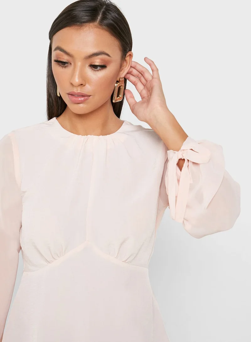 TOPSHOP Balloon Sleeve Top