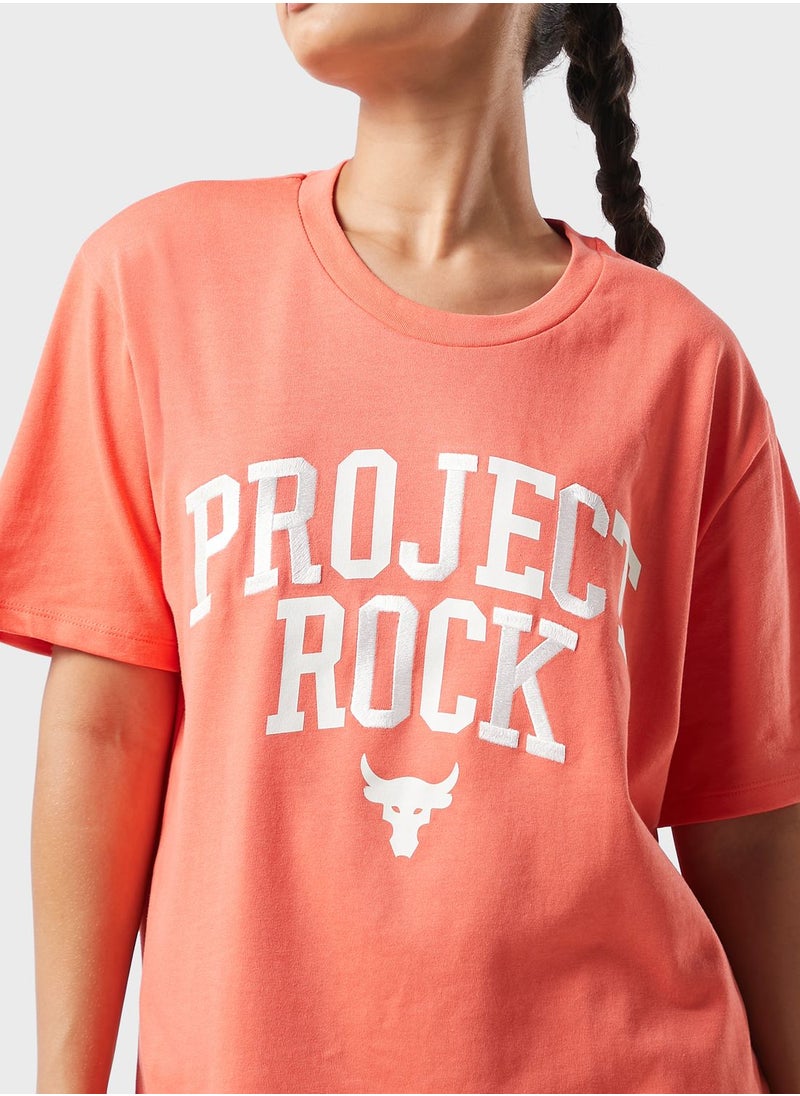 UNDER ARMOUR - Project Rock Campus T-Shirt - Image 1