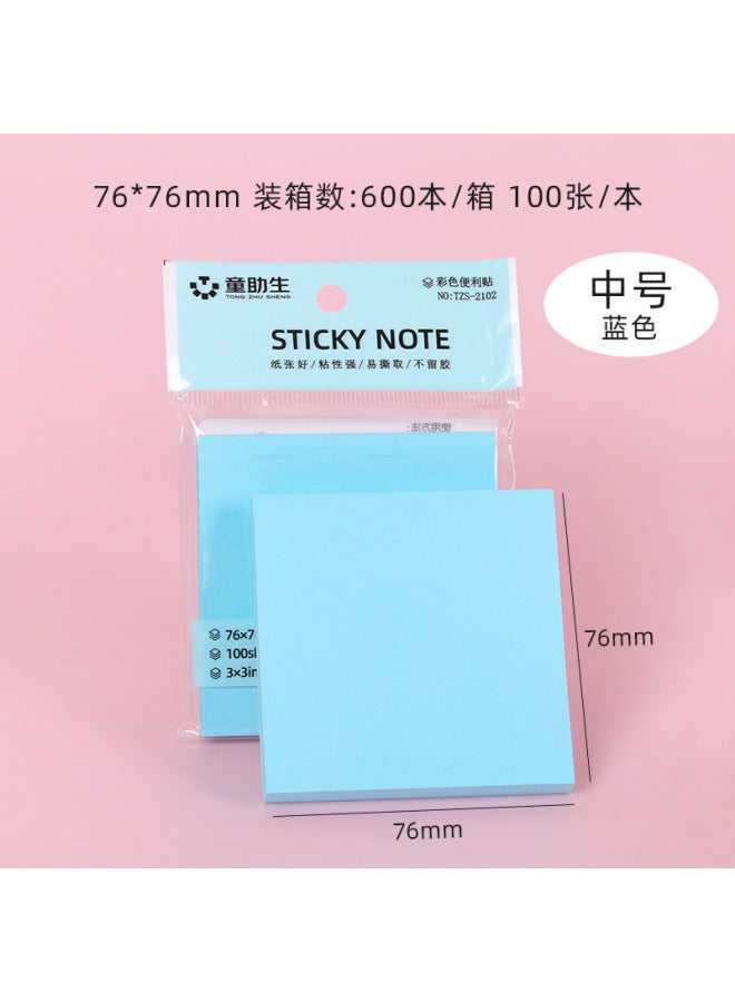 HELPS Creative Color Post-it Cute Post-it Notes Office Stationery Post-it Notes Tear Student Strong Sticky Message Post-it Notes - Image 1