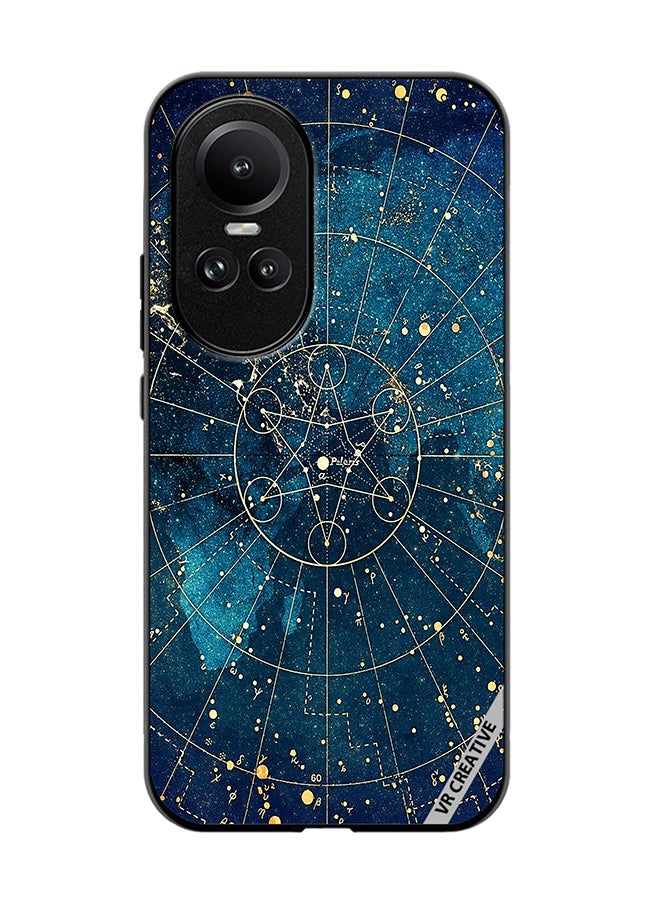 VR CREATIVE Protective Case Cover For Oppo Reno 10 Zodic And Astrology Design  Multicolour - Image 1