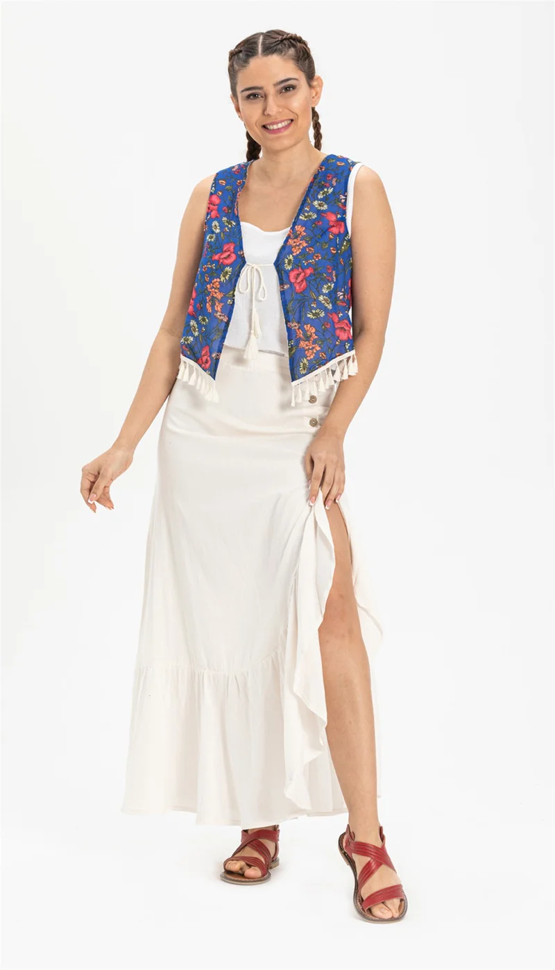 اليش شيل بيزي Authentic Voile Vest Saks 6158