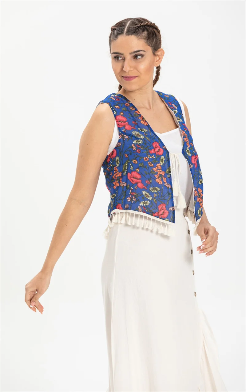 اليش شيل بيزي Authentic Voile Vest Saks 6158