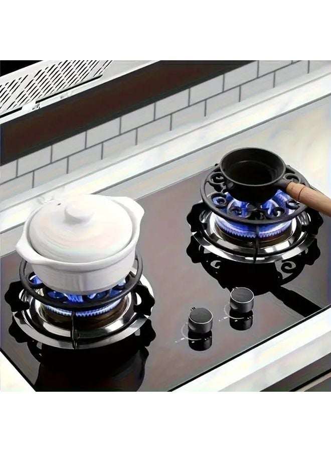 Ruyi Milk Pot Rack 8 Slot Stove Top Protector Non Slip Base For Gas Stoves - Image 5