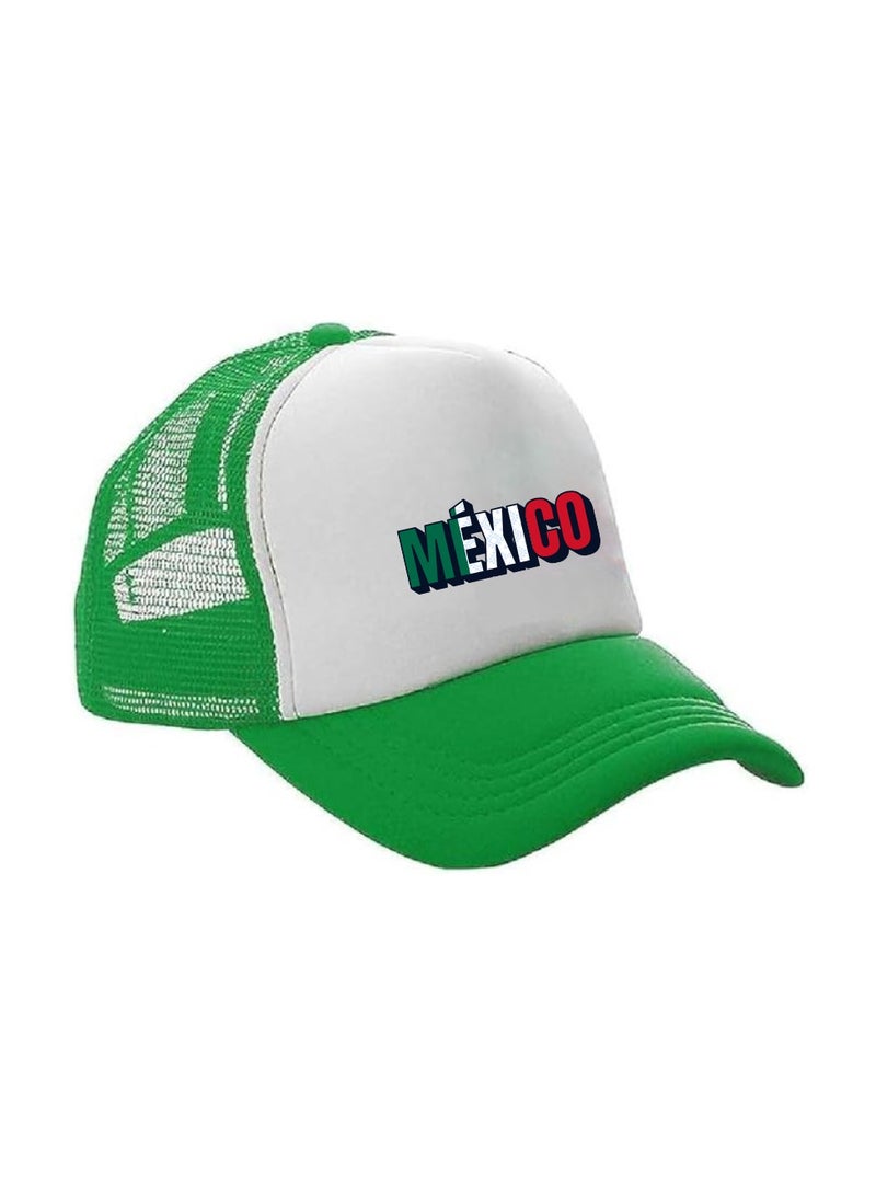 PRINTSHOP4ME Mexican Headwear Mesh Cap With Adjustable Plastic Closure Mens And Womens–Lightweight,Breathable Comfort–Outdoor Activities And Everyday Wear - Image 3