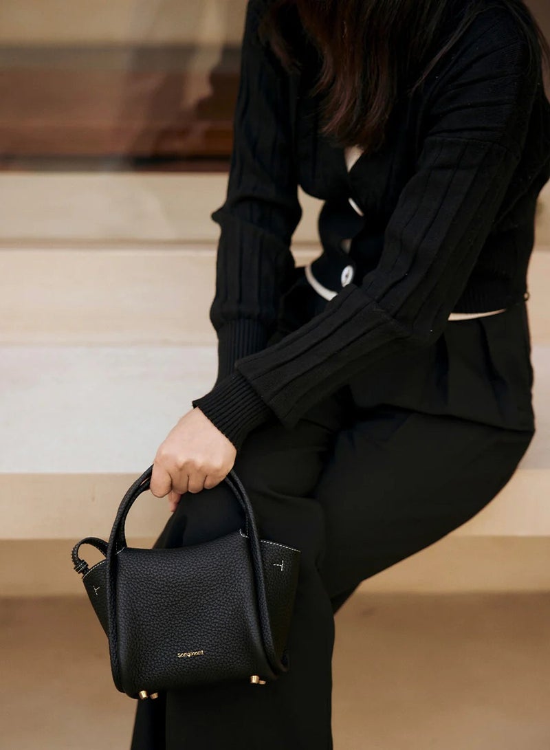 سونغمونت كيس يوانباو صغير سلة الخضروات مصمم يدوي crossbody صغير حقيبة الهاتف المحمول  - Image 3