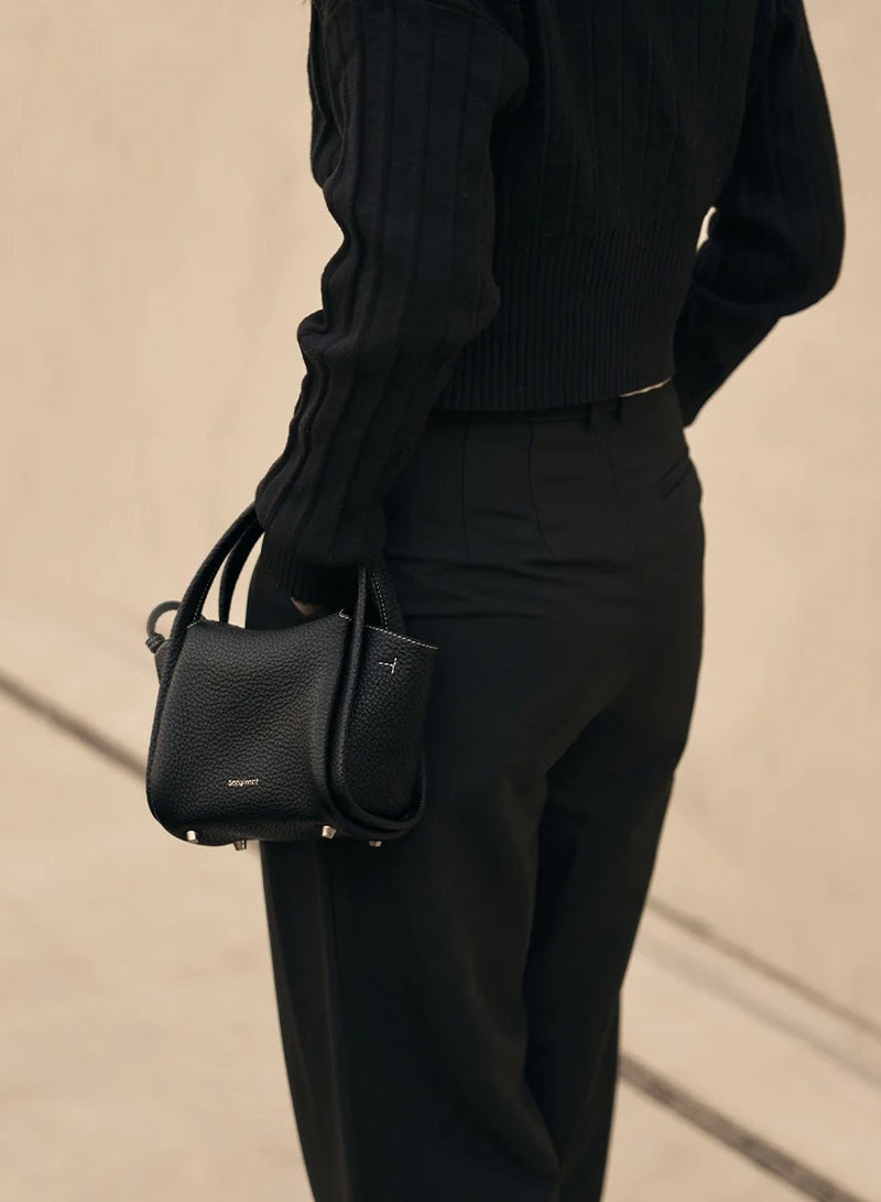 سونغمونت كيس يوانباو صغير سلة الخضروات مصمم يدوي crossbody صغير حقيبة الهاتف المحمول  - Image 4