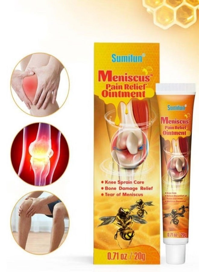 Sumifun Meniscus Pain Relief Ointment - Relieve pain in neck shoulders back hips joints muscles knees and feet - Image 1