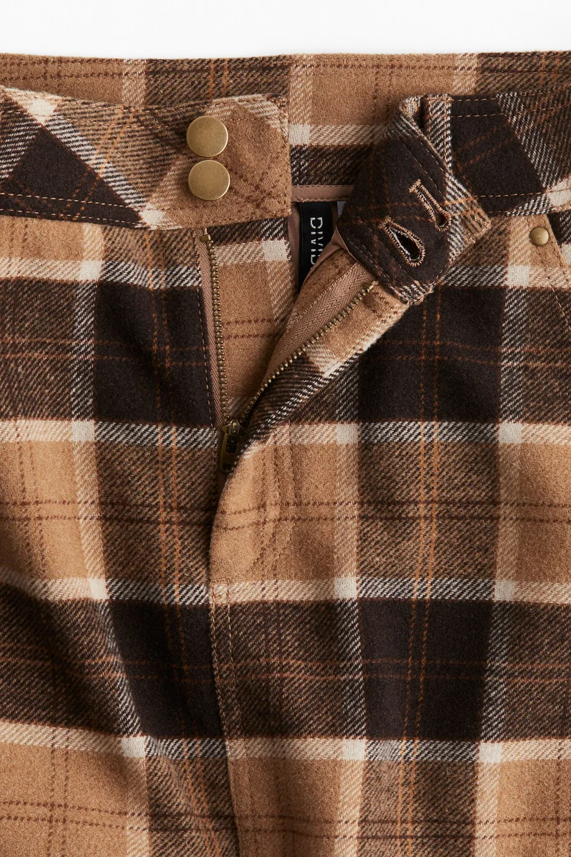 H&M Brushed-finish mini skirt