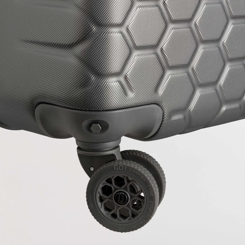 Carpisa Gunmetal Hard Trolleys L-Gotech Green  | Best Price UAE