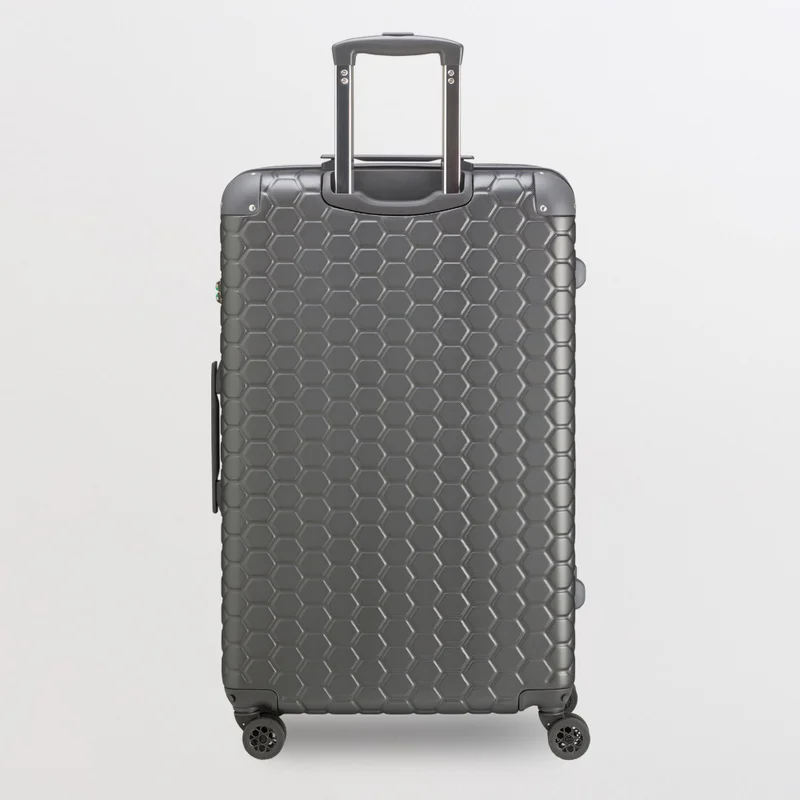 Carpisa Gunmetal Hard Trolleys L-Gotech Green  | Best Price UAE
