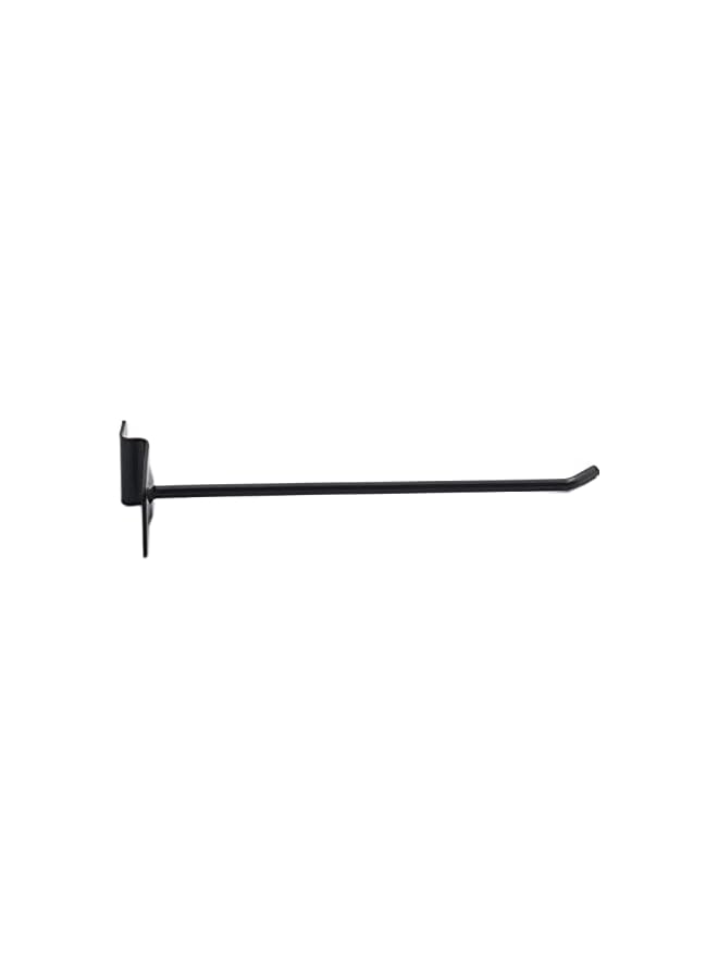 PROMASS promass 6 Pack Slatwall Hooks, Heavy Duty Utility Hooks Grid Commercial Grade Metal Black Shelving Assortment Garage Storage Organizer,Hanger Display,Display Panel Hook,Retail and Exhibition Products  - Image 5