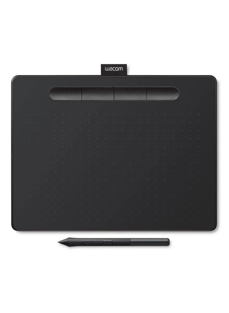 Wacom Intuos Medium CTL-6100K-B - (Non-Bluetooth) Creative Drawing Tablet Black - Image 1