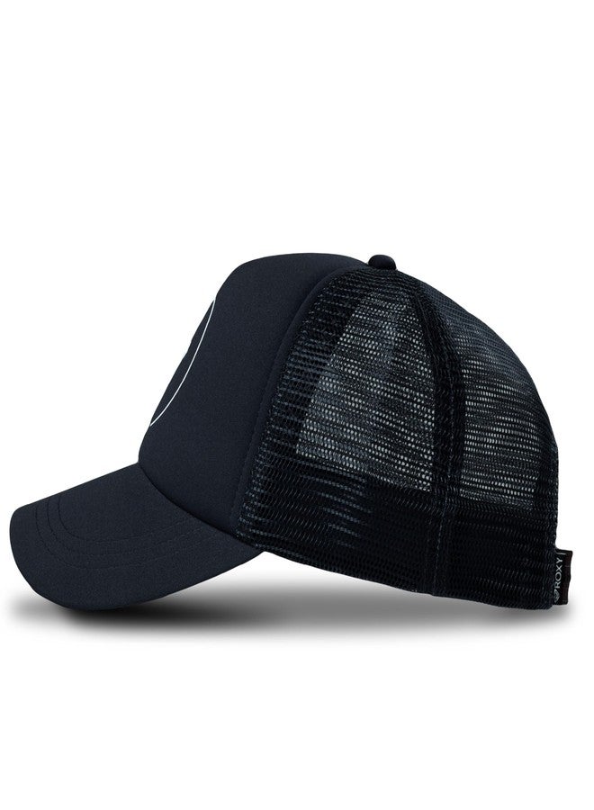 Roxy Girl's Truckin Trucker Hat – Adjustable Summer Cap for Girls, Lightweight and Breathable with Mesh Back, Anthracite - Image 3