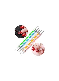 ORiTi 5PCS Dotting Pens with 3 PCS Nail Painting Brushes Nail Art Design Tools  - Image 3